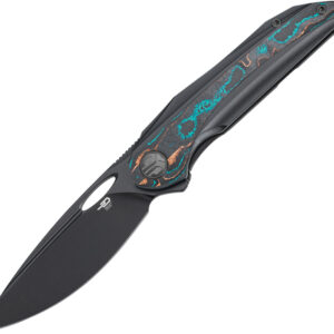 Navaja Bestech Knives SENU Framelock Ti/Camo Carbon BT2601D