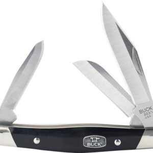 Navaja Buck Cadet Black Nickel Silver 14114