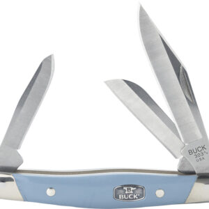 Navaja Buck Cadet Blue Nickel Silver 14118