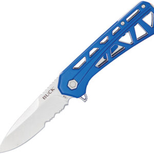 Navaja Buck Trace Linerlock Blue 13754