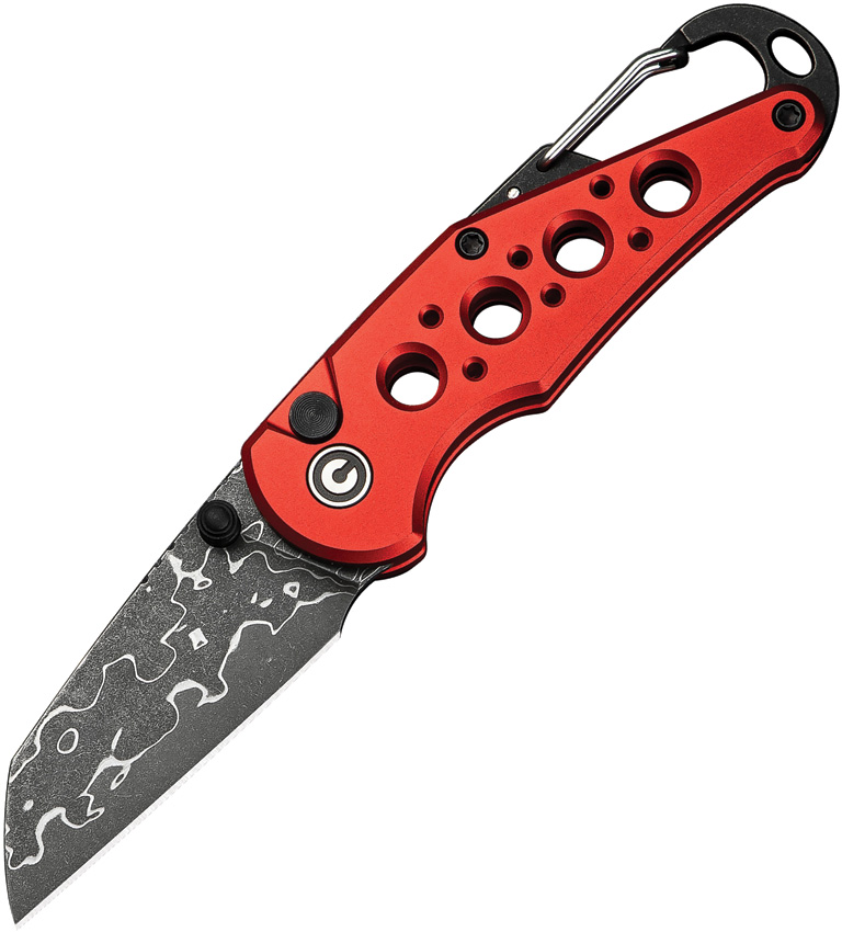 Navaja Civivi Pragma Button Lock Red C23062B-Ds1