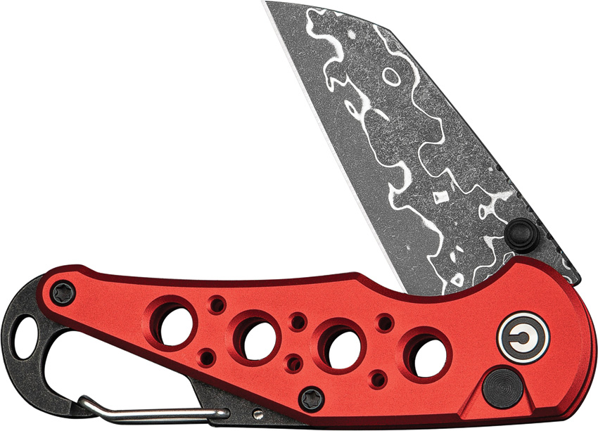 Navaja Civivi Pragma Button Lock Red C23062B-Ds1 - Image 4