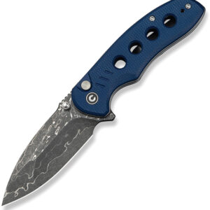 Navaja Civivi Triptych Button Lock Blue C23085B-DS1