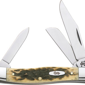 Navaja Case Cutlery Stockman Amber Bone 00079