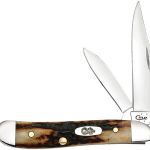 Navaja Case Cutlery Peanut Red Stag 09443