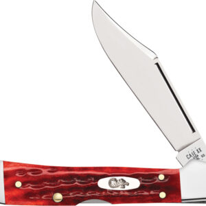 Navaja Case Cutlery Mini Copperlock Red Pkt Worn 10307