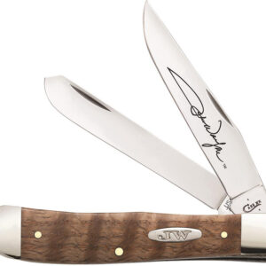 Navaja Case Cutlery John Wayne Trapper Oak 10703