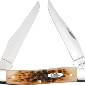 Navaja Case Cutlery Muskrat Amber Bone 10798