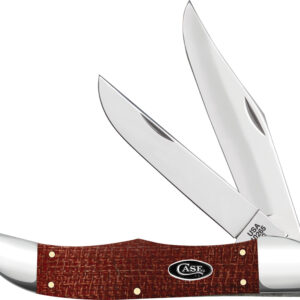 Navaja Case Cutlery Folding Hunter Dark Red Mic 12274