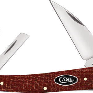 Navaja Case Cutlery Seahorse Whittler Red Burlap 12276
