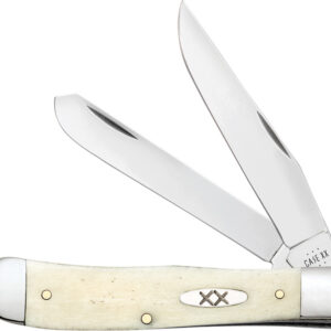 Navaja Case Cutlery Trapper Natural Bone 13310