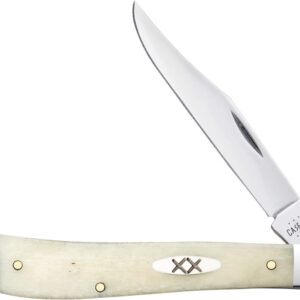 Navaja Case Cutlery Slimline Trapper Natural Bone 13312