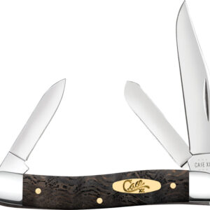 Navaja Case Cutlery Stockman Black Curly Oak 14001