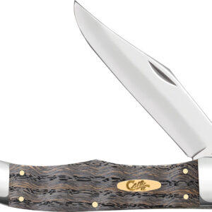 Navaja Case Cutlery Folding Hunter Black Curly Oak 14008