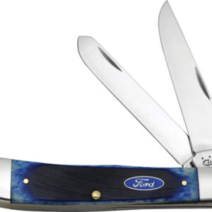 Navaja Case Cutlery Ford Trapper Blue Bone 14301