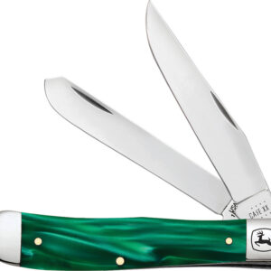 Navaja Case Cutlery John Deere Trapper Kirinite 15772