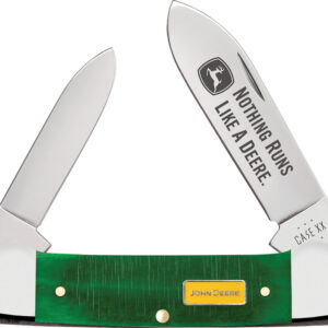 Navaja Case Cutlery John Deere Canoe Green 15797