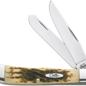 Navaja Case Cutlery Trapper Amber Bone 00163