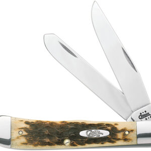 Navaja Case Cutlery Trapper Amber Bone 00164