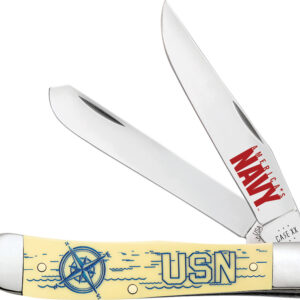 Navaja Case Cutlery U.S. Navy Trapper Yellow 17728