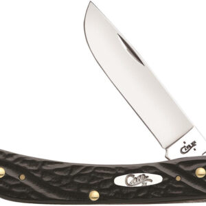 Navaja Case Cutlery Sod Buster Jr Black Synthetic 18229