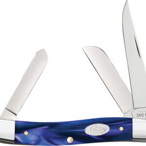 Navaja Case Cutlery Stockman Blue Pearl Kirinite 23448
