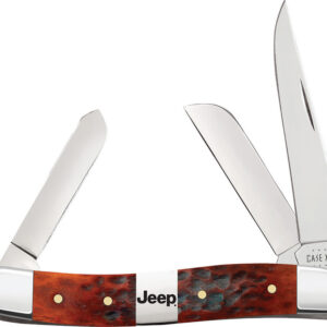 Navaja Case Cutlery Jeep Med Stockman Chestnut 27010