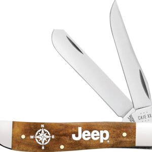 Navaja Case Cutlery Jeep Mini Trapper Antique Bone 27012
