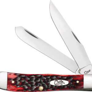 Navaja Case Cutlery Trapper Crimson Peach Seed 27380