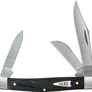 Navaja Case Cutlery Stockman Black Micarta 27818