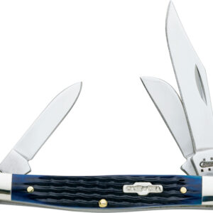 Navaja Case Cutlery Stockman Blue Bone 02806