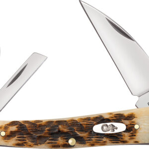 Navaja Case Cutlery Seahorse Whittler Amber Bone 30094