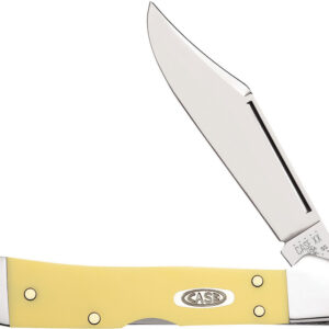 Navaja Case Cutlery Mini Copperlock Yellow Syn 30116