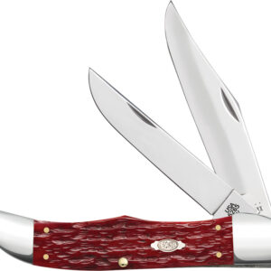 Navaja Case Cutlery Folding Hunter Dark Red Peach 31960