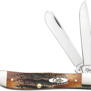 Navaja Case Cutlery Trapper Burnt Bone 3573