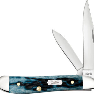 Navaja Case Cutlery Peanut Mediter Blue 51858