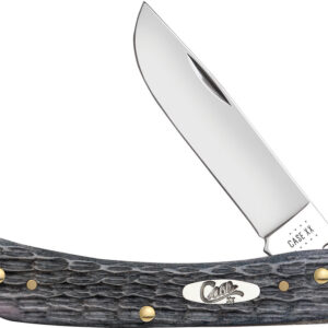 Navaja Case Cutlery Sod Buster Jr Crandall Gray 58412