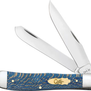 Navaja Case Cutlery Trapper Blue Sycamore 63730