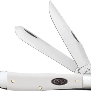 Navaja Case Cutlery Trapper White Synthetic 63960