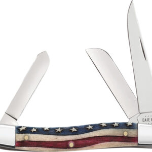 Navaja Case Cutlery Patriotic Embellished Smooth 64136