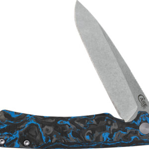 Navaja Case Cutlery Kinzua Framelock Black/Blue 64803