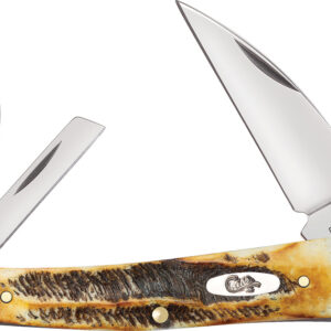Navaja Case Cutlery Seahorse Whittler 6.5 Bonestag 65347