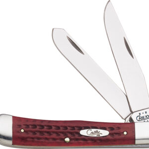 Navaja Case Cutlery Trapper Red Pocket Worn 00783