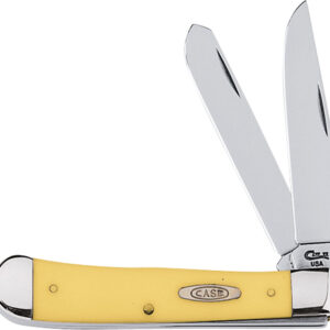 Navaja Case Cutlery Trapper Yellow Stainless 80161