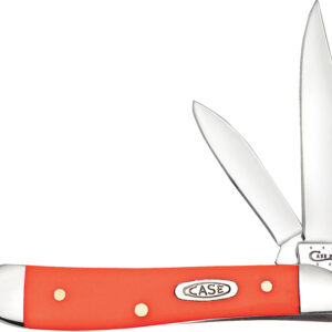 Navaja Case Cutlery Peanut Orange Synthetic 80504