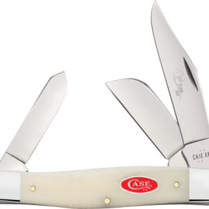 Navaja Case Cutlery Lg Stockman Nat Bone FPR 84025