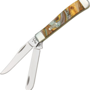 Navaja Case Cutlery Mini Trapper Abalone 9207AB