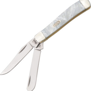 Navaja Case Cutlery Mini Trapper White Pearl 9207WP