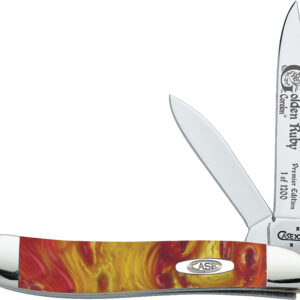 Navaja Case Cutlery Golden Ruby Peanut 9220GR