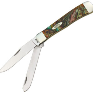 Navaja Case Cutlery Trapper Abalone Corelon 9254AB